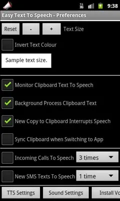 Easy Text To Speech android App screenshot 9