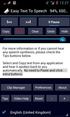 Easy Text To Speech android App screenshot 12