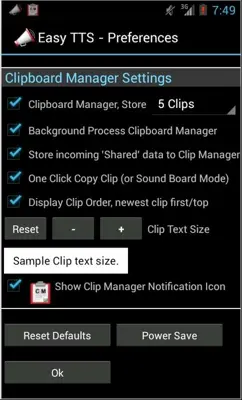 Easy Text To Speech android App screenshot 3