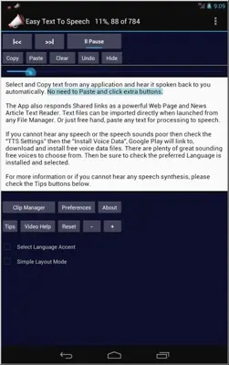 Easy Text To Speech android App screenshot 5