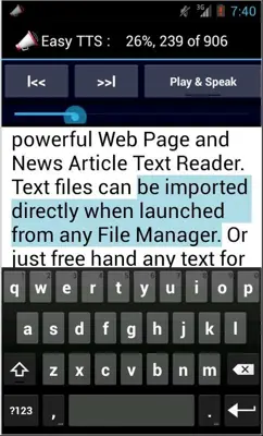 Easy Text To Speech android App screenshot 7