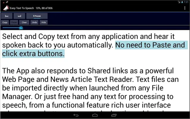 Easy Text To Speech android App screenshot 8